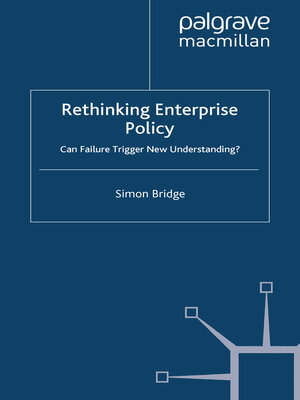 cover image of Rethinking Enterprise Policy